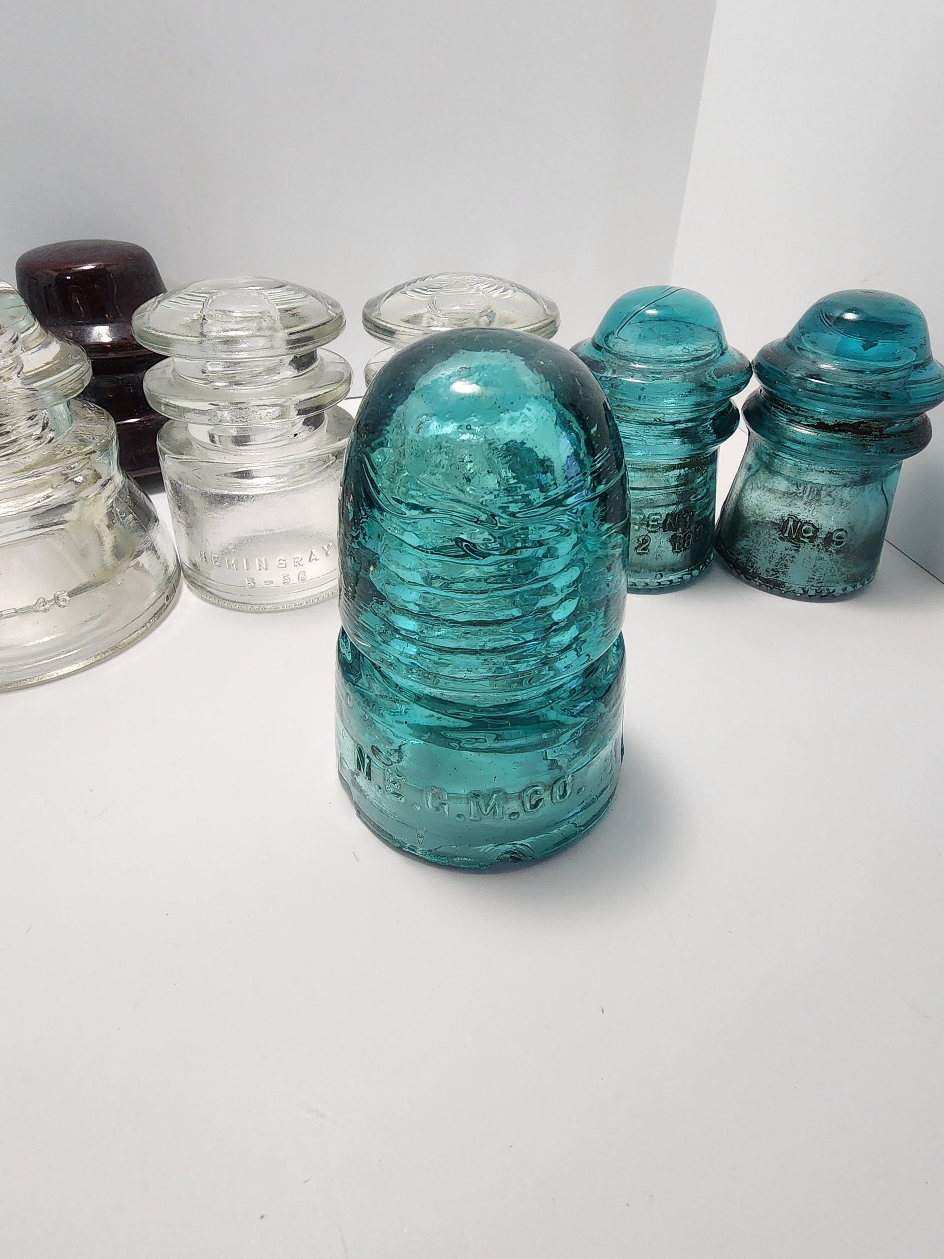 Hemingray 16 Glass Insulators - Insulators - Glass Insulators - Vintage Glass - Electrical Insulators