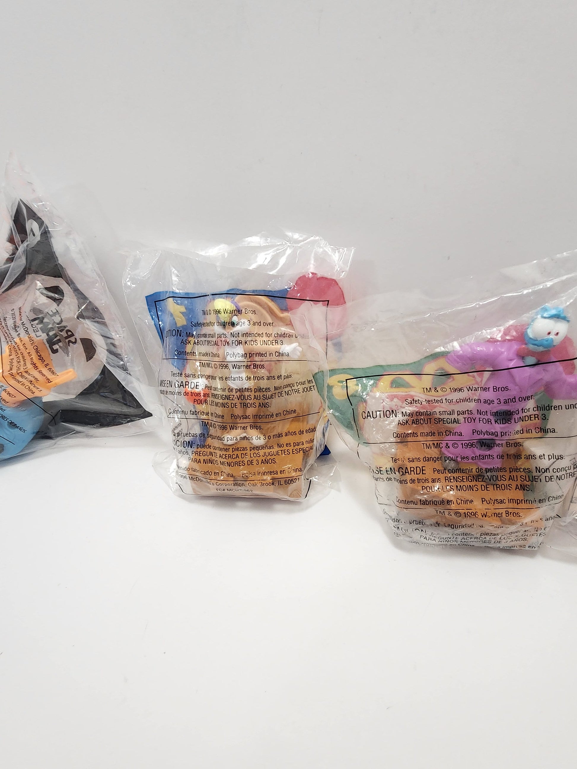 Space Jam and Looney Tunes Happy Meal Toys - Space Jam Toys - Looney Tunes Toys - 1990s Toys - Happy Meal Toys - McDonald's Toys