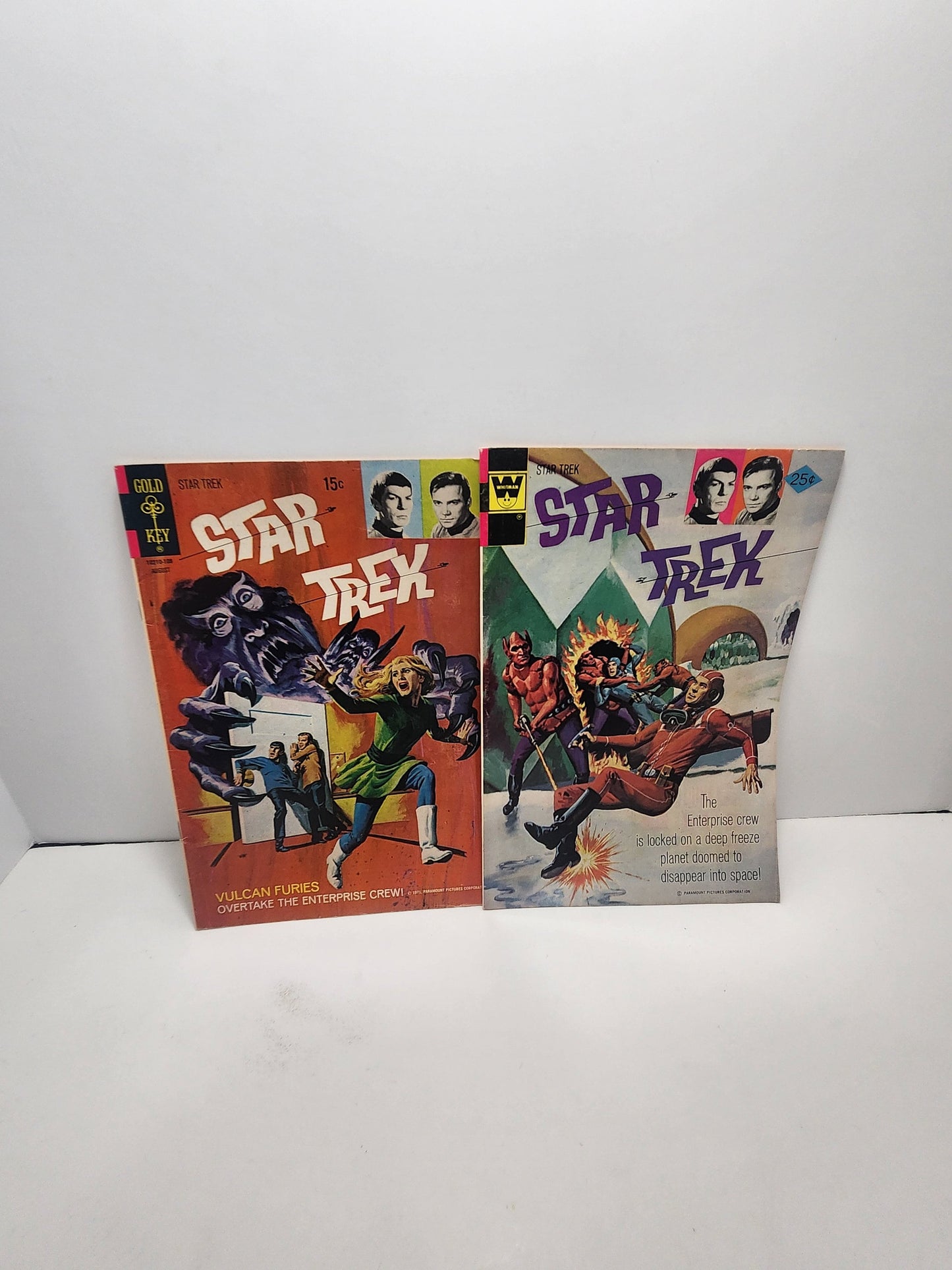 Star Trek 1980s Whiteman and Gold Key Vintage Comics - Whitman Comics - Gold Key Comics - Star Trek Comics - Star Trek - Vintage Star Trek