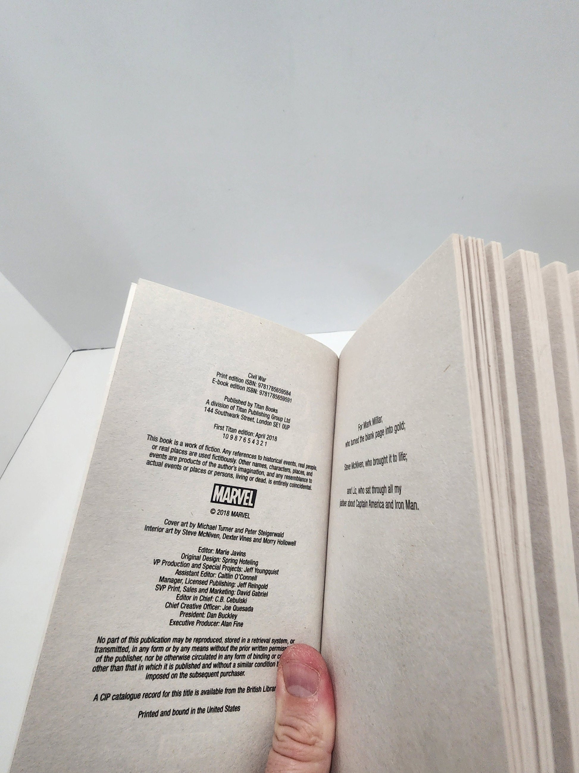 Marvel Civil War Novel By Moore Stuart