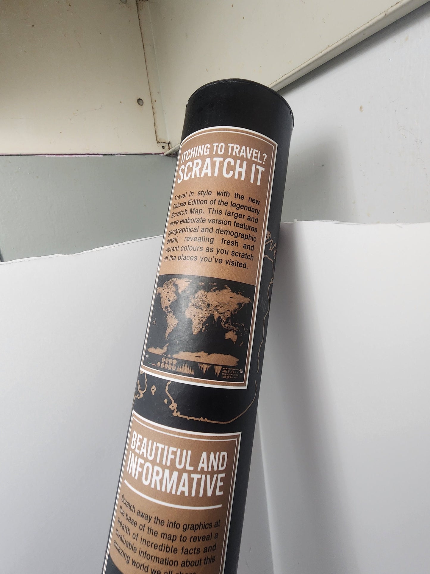 World Scratch Off Map - World Map - Travels - Traveling - Travel Decor