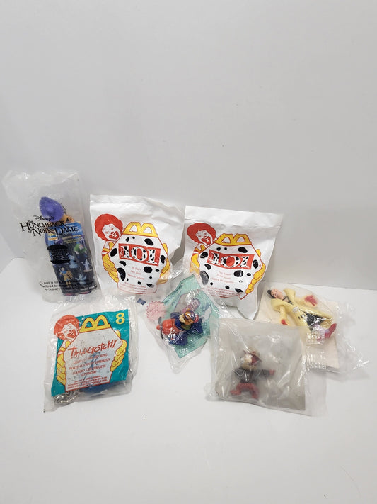 Mcdonalds Happy Meal Toys From Disney - 101 Dalmatians - Cruella - Tailspin - Chip and Dale - Rescue Rangers - Happy Meal Toys