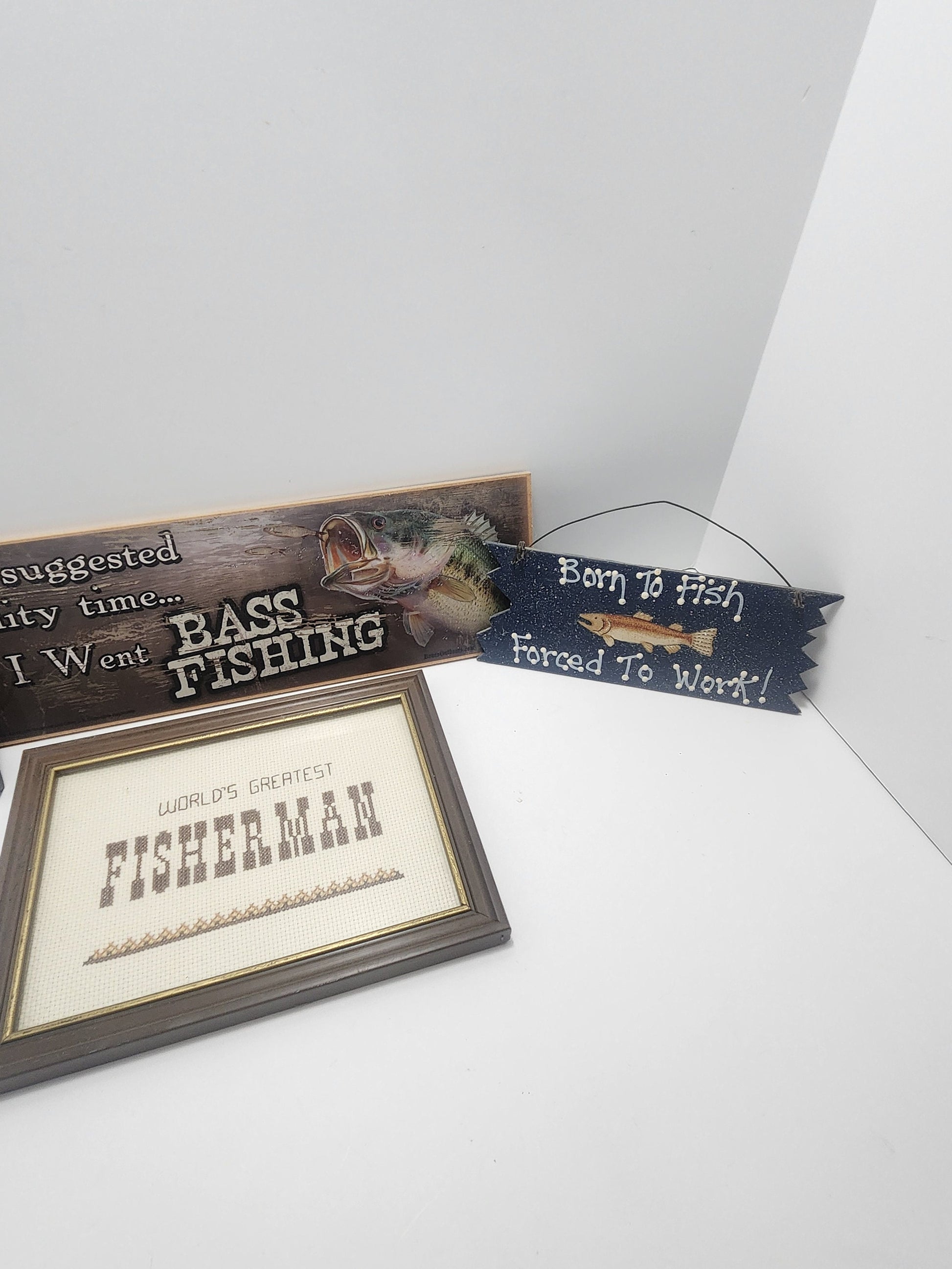 Fishing Wall Hanging Signs - Fishing - Fisherman - Fish - Signs - Wall Hangings - Wall Decor