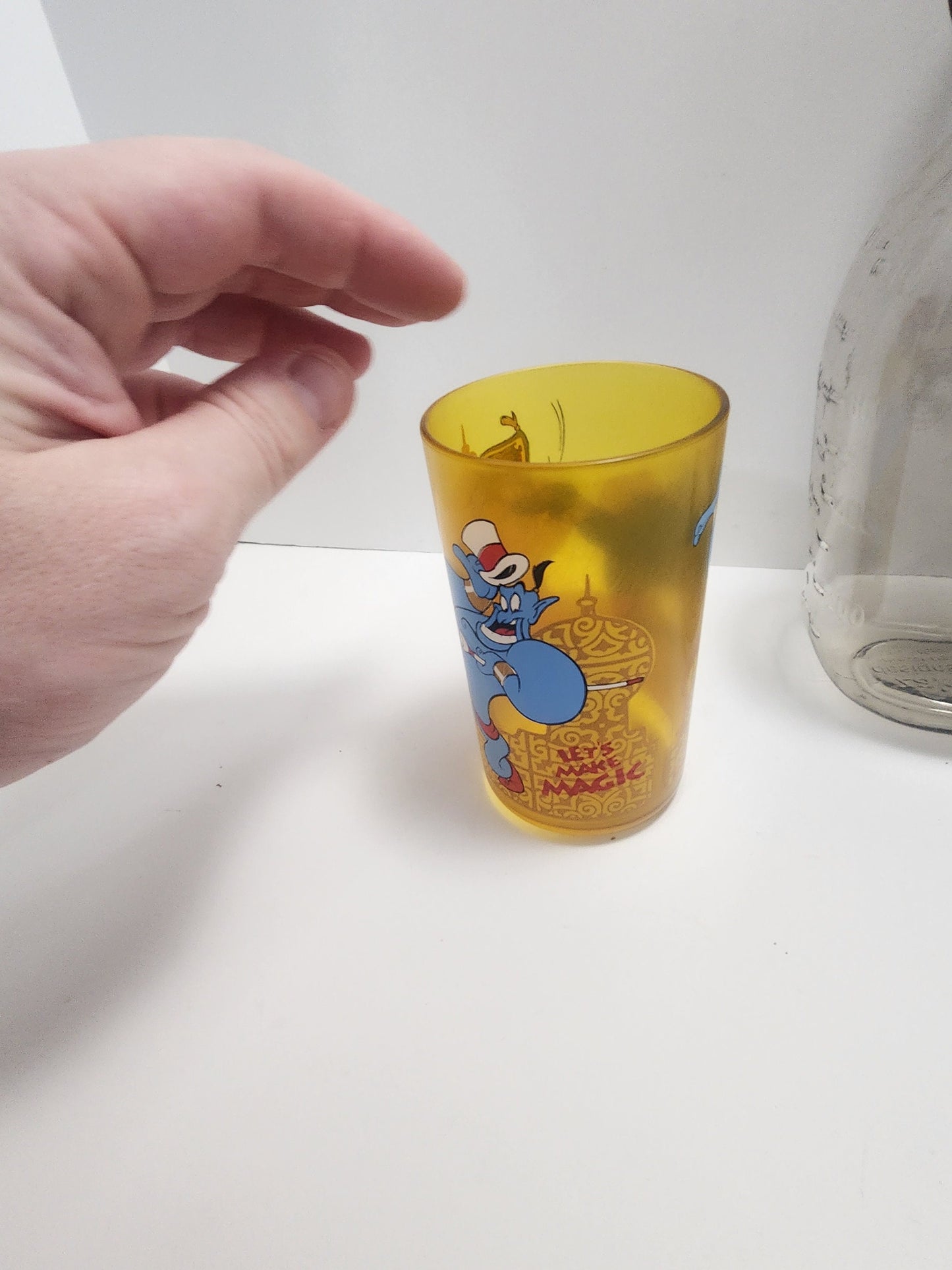 Disney Drinkware - Disney The Lion King Circle Of Life Tumbler - Vintage 1990s Aladdin Genie Cup - Vintage Disney - Disney Cups