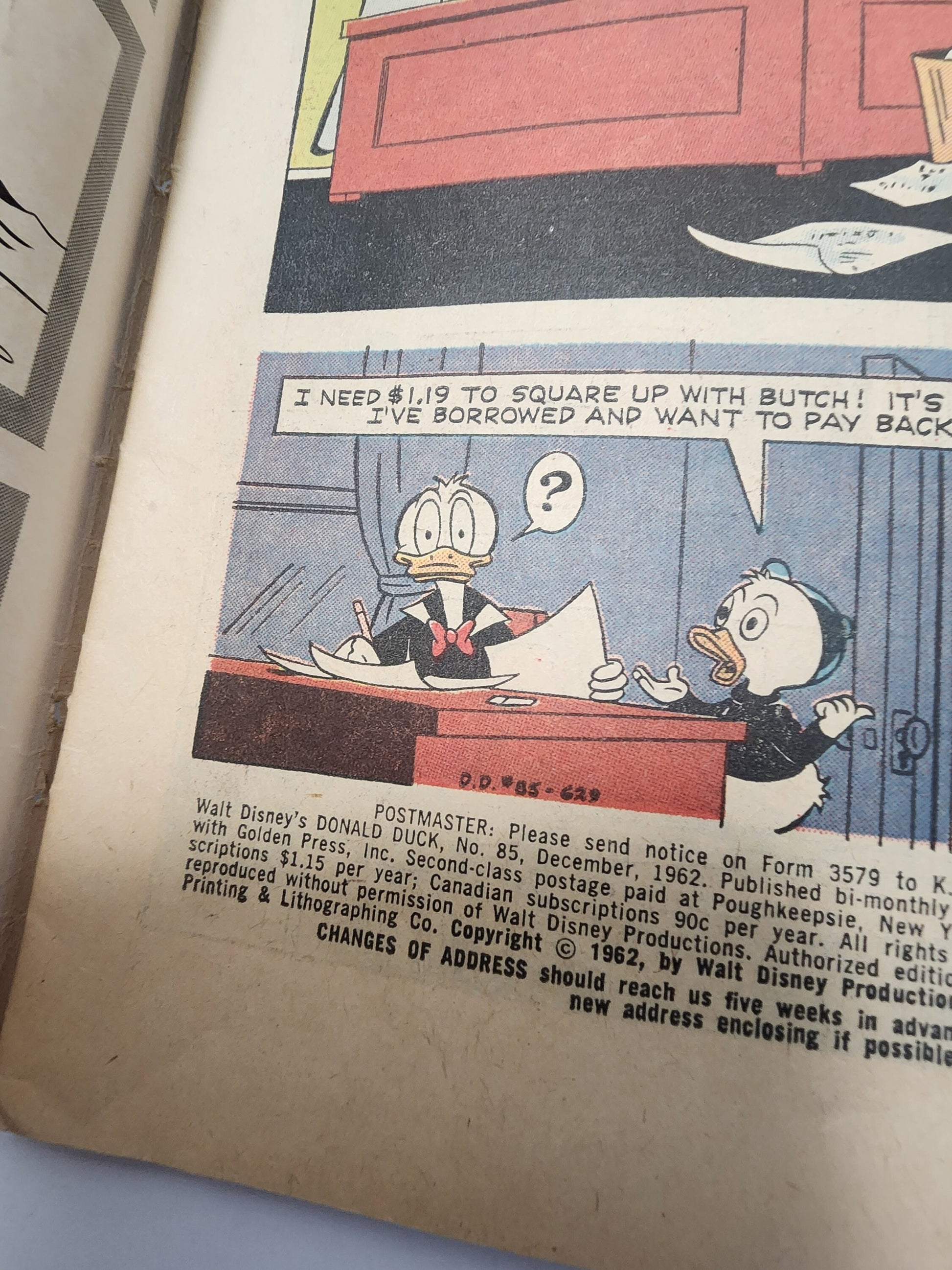 Walt Disney Gold Key 1960 1970 Comics - Donald Duck - Donal Duck Comics - Daisy Duck - Walt Disney Comics - Gold Key Comics