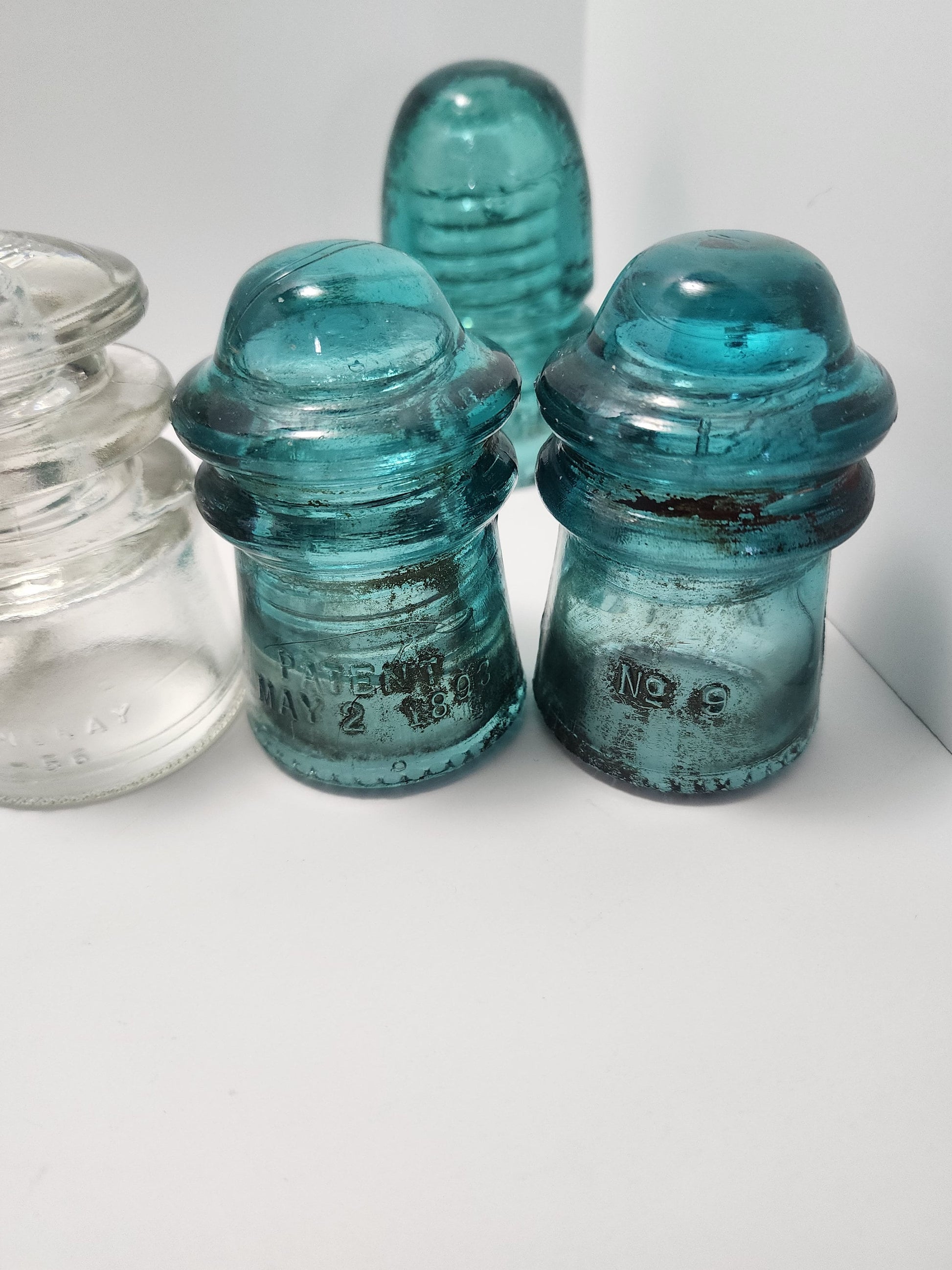 Hemingray 16 Glass Insulators - Insulators - Glass Insulators - Vintage Glass - Electrical Insulators