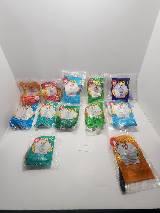 Ty Beanie Babies 2000 McDonald's Happy Meal Lot - Happy Meal Toys - Beanie Babies - McDonald's Toys - Plush - McDonald's Plush