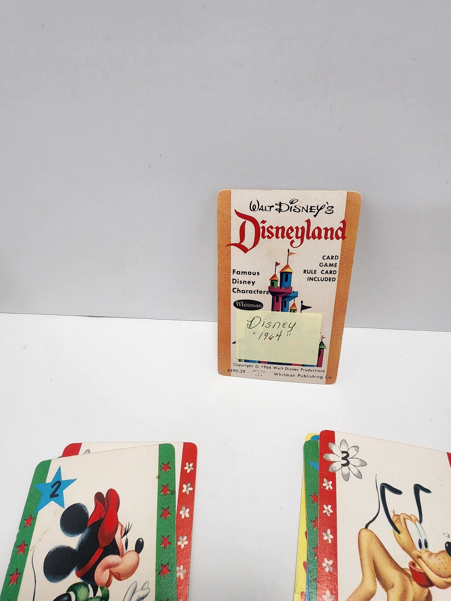 1964 Walt Disney Disneyland Vintage Card Game - Card Games - Games - Family Games - Disneyland - Vintage Disney