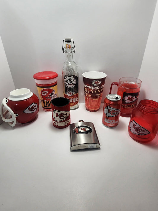 Kansas City Chiefs Drinkware - Kansas City Chiefs - Chiefs - Kansas City Chiefs Gift - Drinkware - Mugs - Sports Glasses