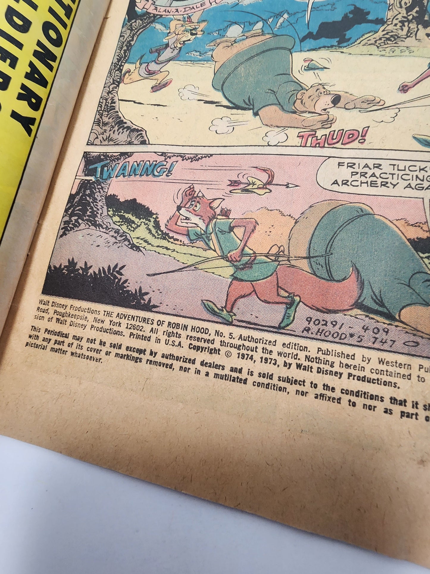 Walt Disney The Adventures Of Robin Hood 1970s Comic - Robin Hood - Walt Disney Comics - Vintage Comics - Comics