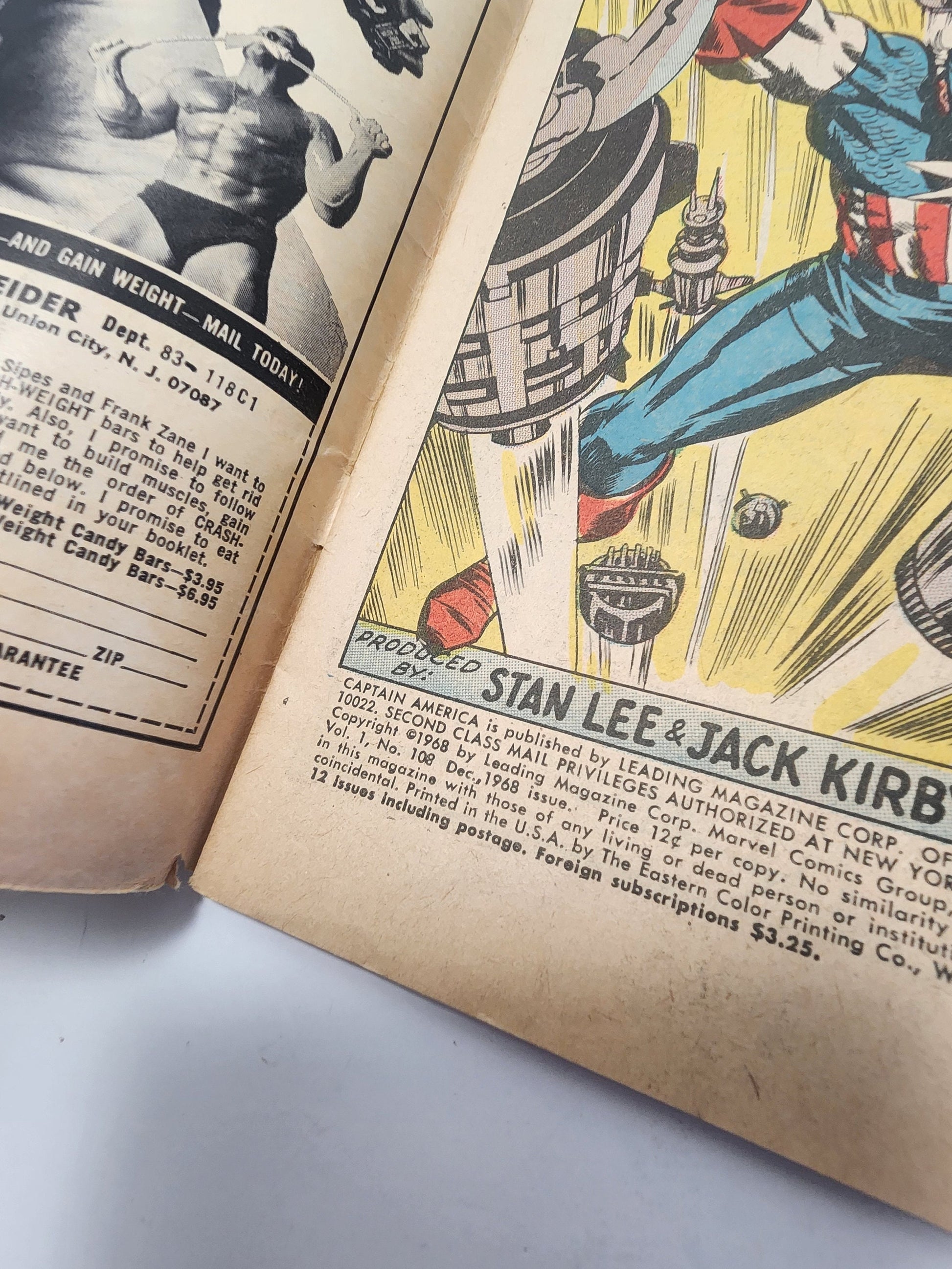 Captain America Marvel 1968 Volune 1 #108 - Captain America Vs Trapster - Marvel - Marvel Comics - Vintage Comics - Captain America Comics