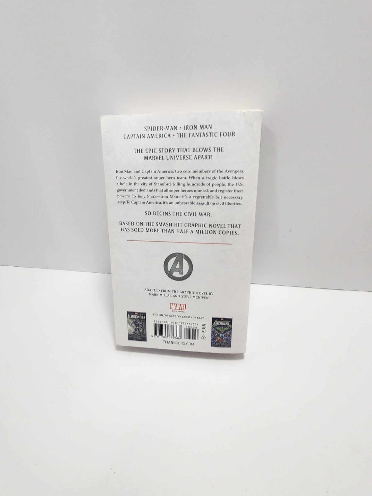 Marvel Civil War Novel By Moore Stuart