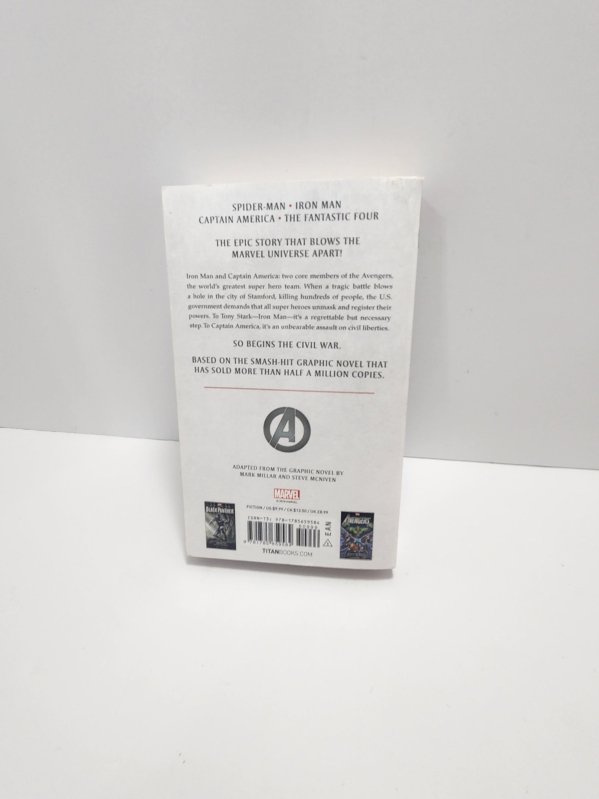 Marvel Civil War Novel By Moore Stuart