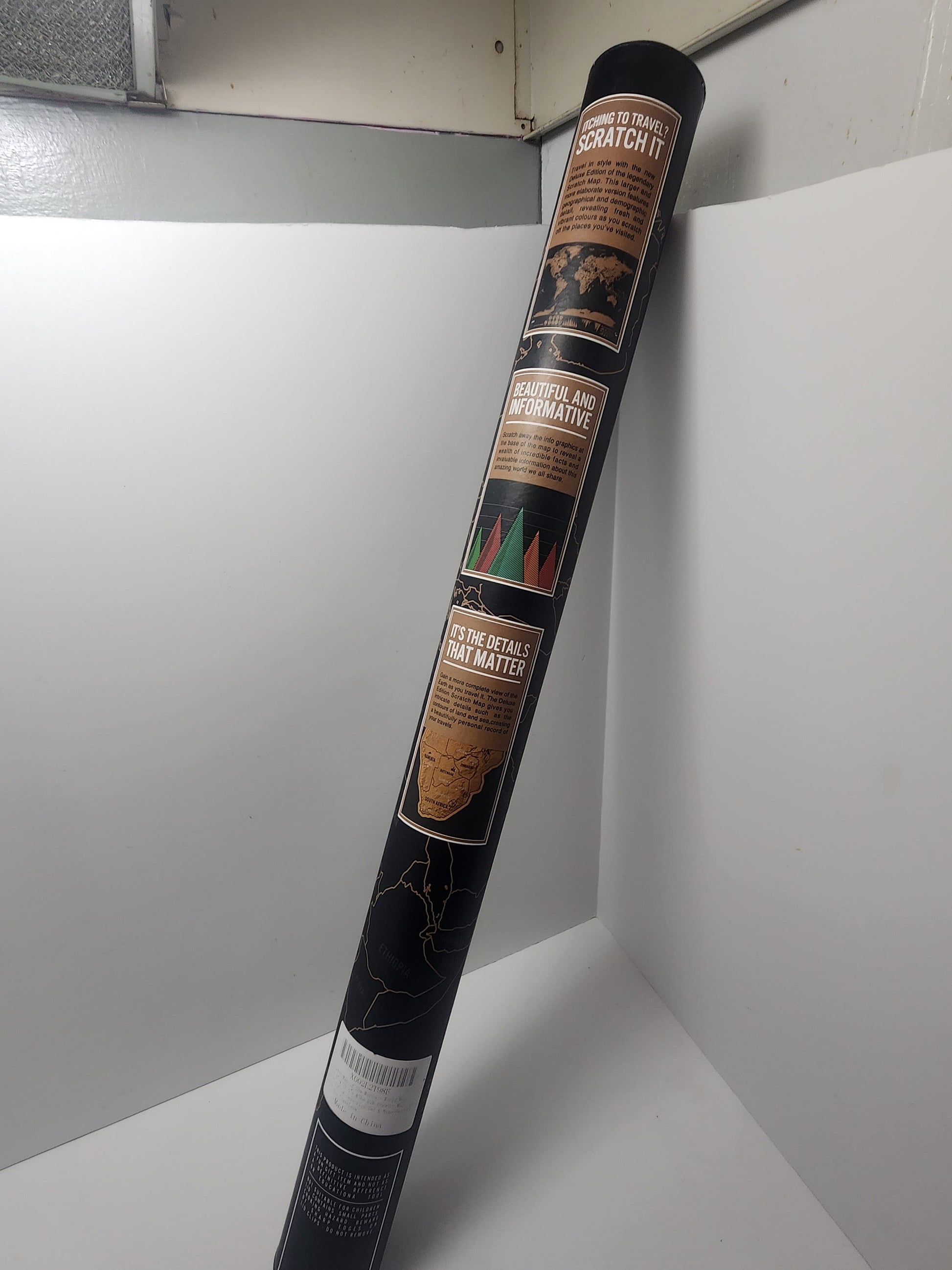 World Scratch Off Map - World Map - Travels - Traveling - Travel Decor