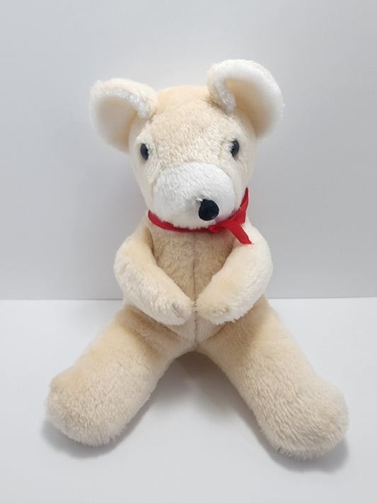 Vintage White Teddy Bear - Stuffed Animals - Bears - Plush