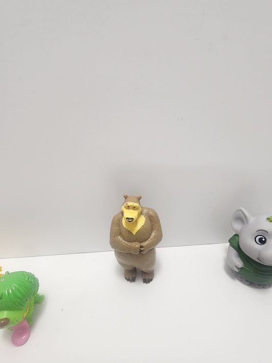 Masha and the Bear Pvc Figure - Bear - Cake Topper - Pvc Toys