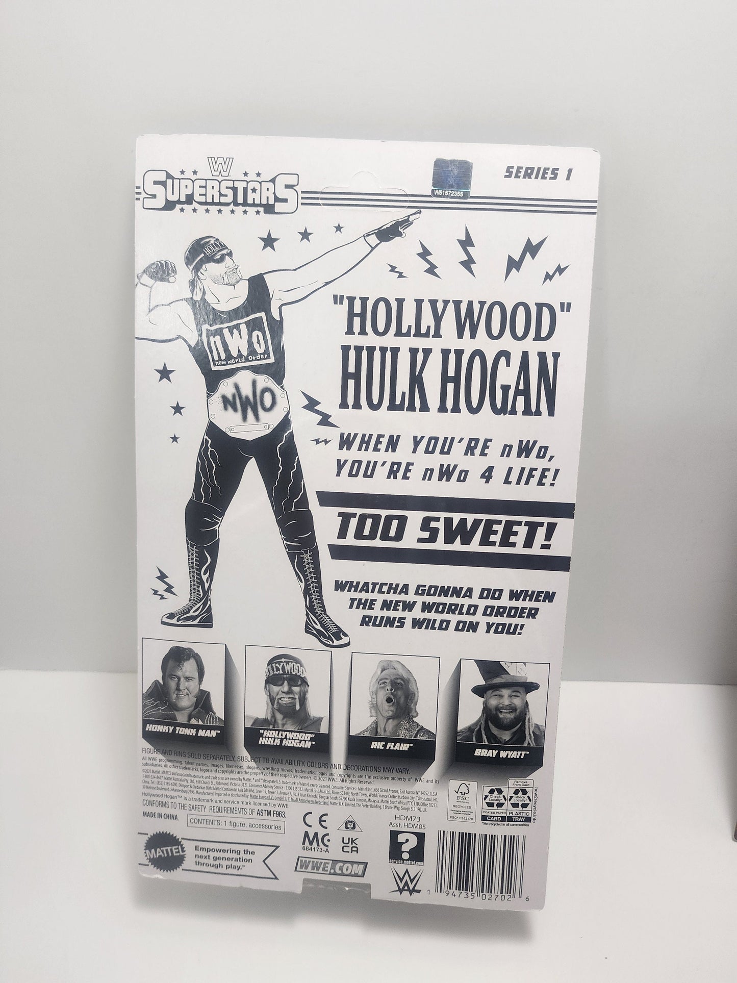 Wwe Mattell Superstar Hollywood Hulk Hogan Action Figures - WWE- Wwf - Wrestling Action Figure - Hulk Hogan - Action Figures