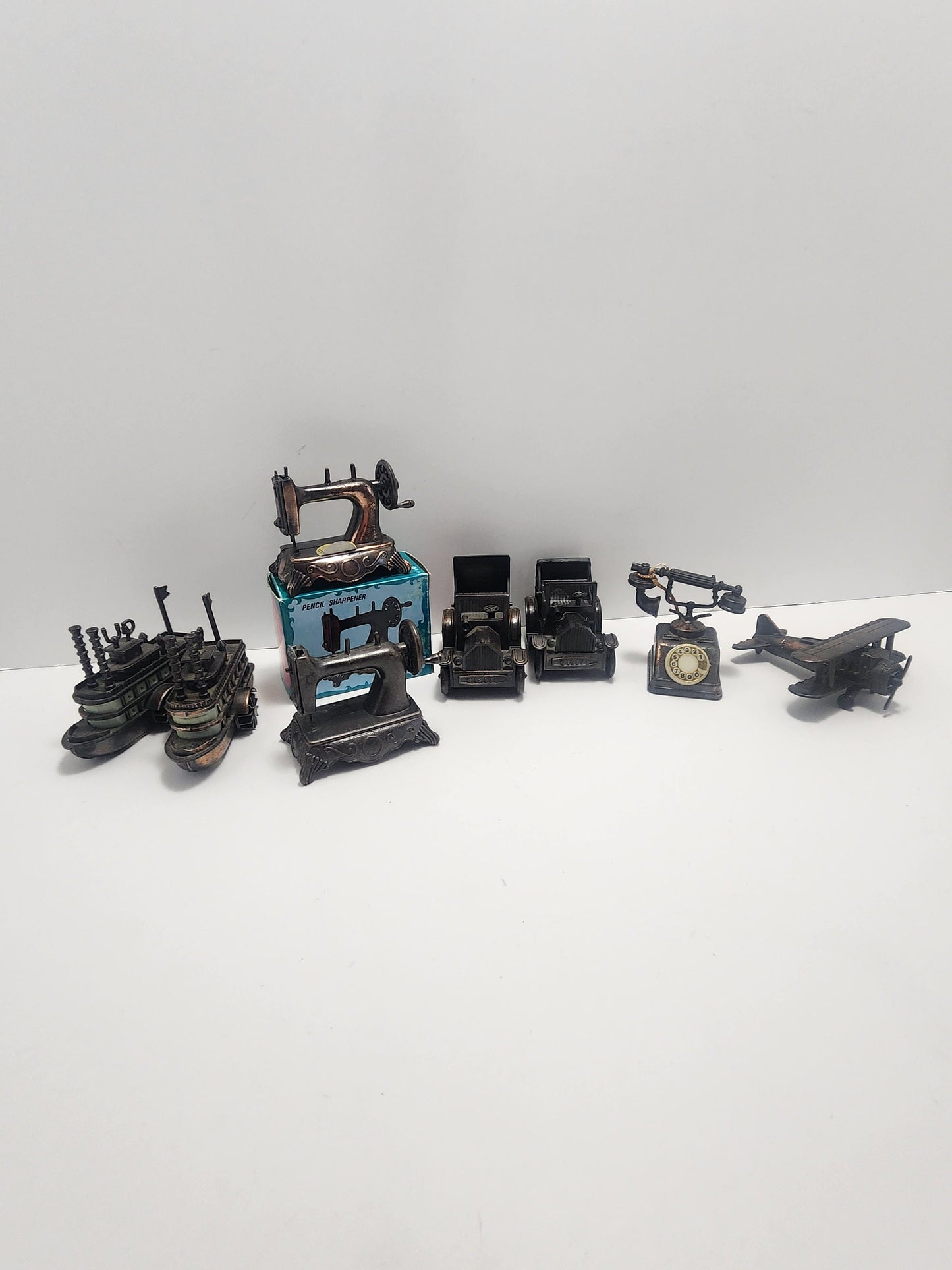 Vintage Die Cast Minature Antique Finished Pencil Sharpeners - Pencil Sharpener - Die Cast Minatures - Antique Finished - Ford Model T