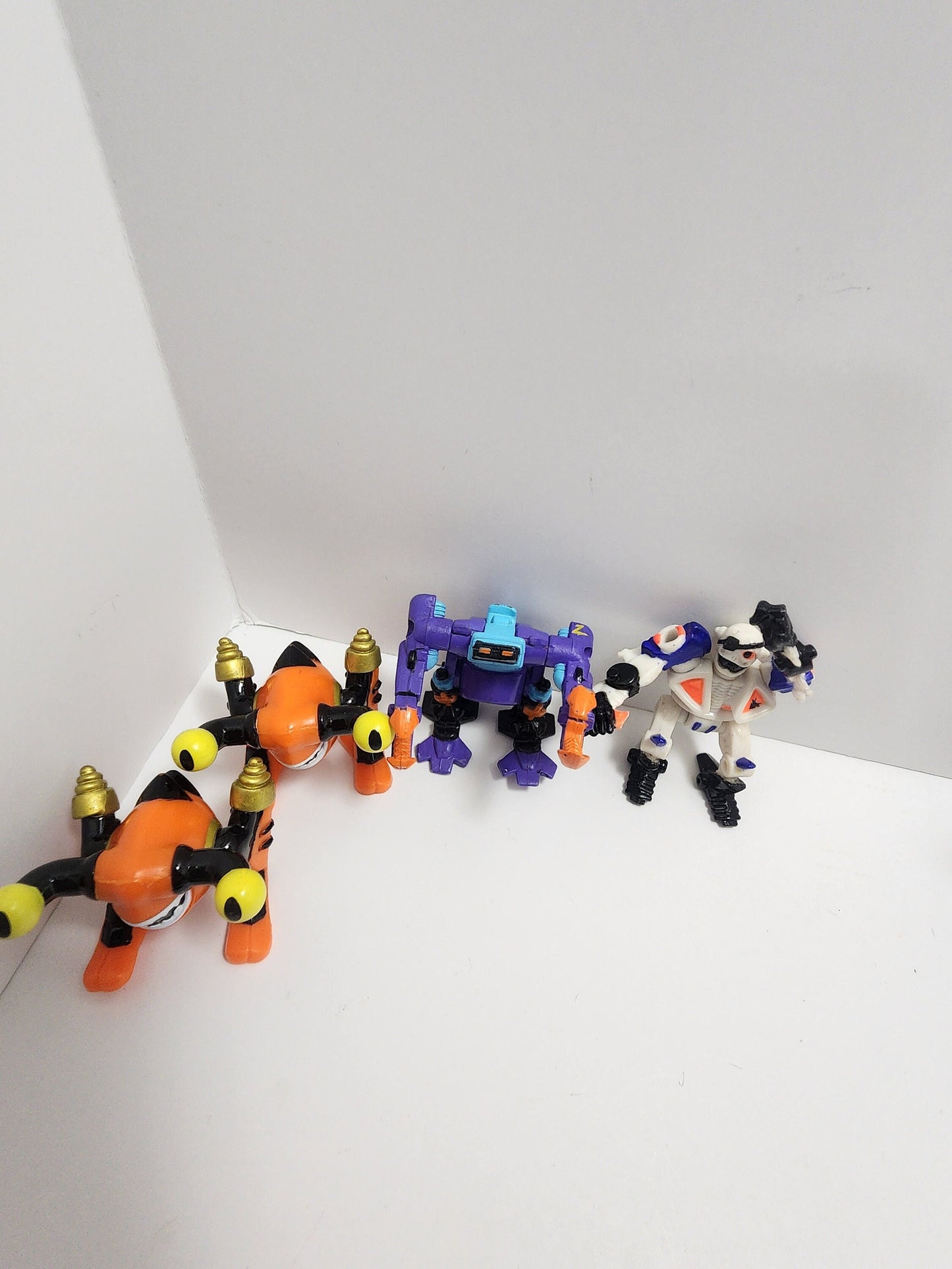 Galoob 1990s Micro Machine Bots Lot - Micro Machines - Burger King Toys