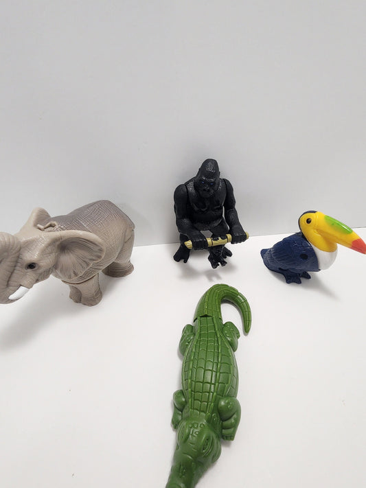 Mcdonalds Animal Kingdom Vintage Toy Lot - Animal Kingdom - Happy Meal Toys - Animal Toys