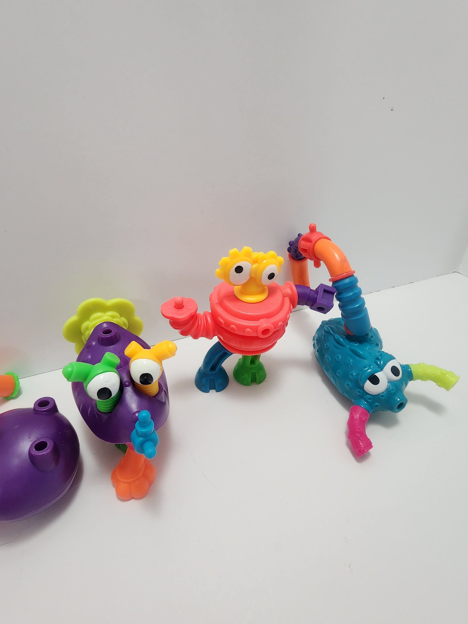 Nickelodeon 1996 McDonald's Tangle Twist Azoids Lot - Twist A Zoids - Nickelodeon - Nickelodeon Toys - McDonald's Toys