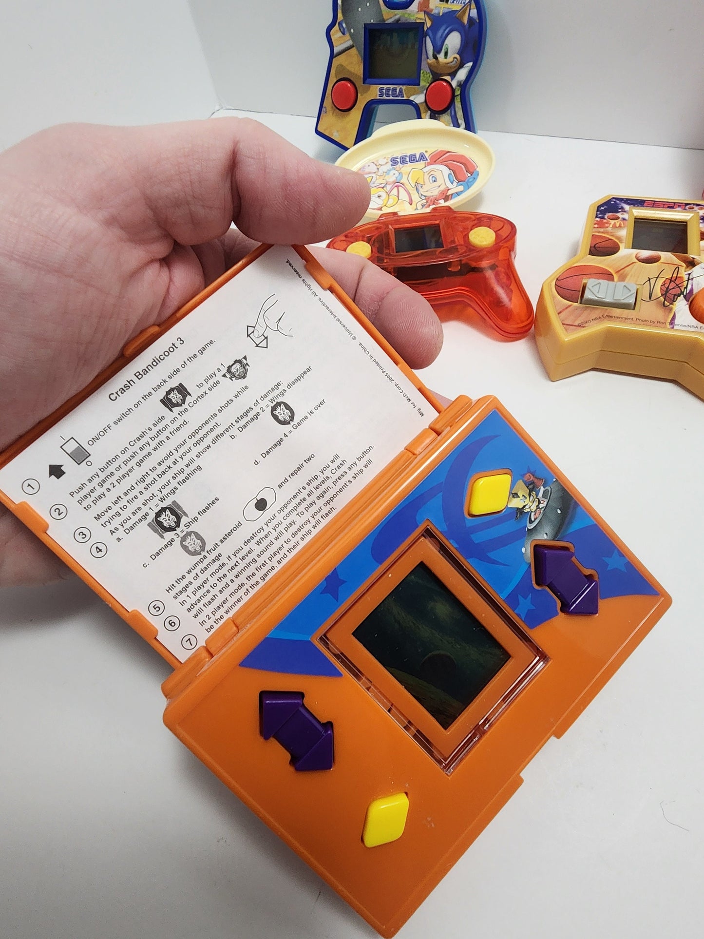 Handheld Vintage Games From McDonald's 1990s to 2000s - Handheld Games - Sonic - Sega Games - NBA- Tamagotchi