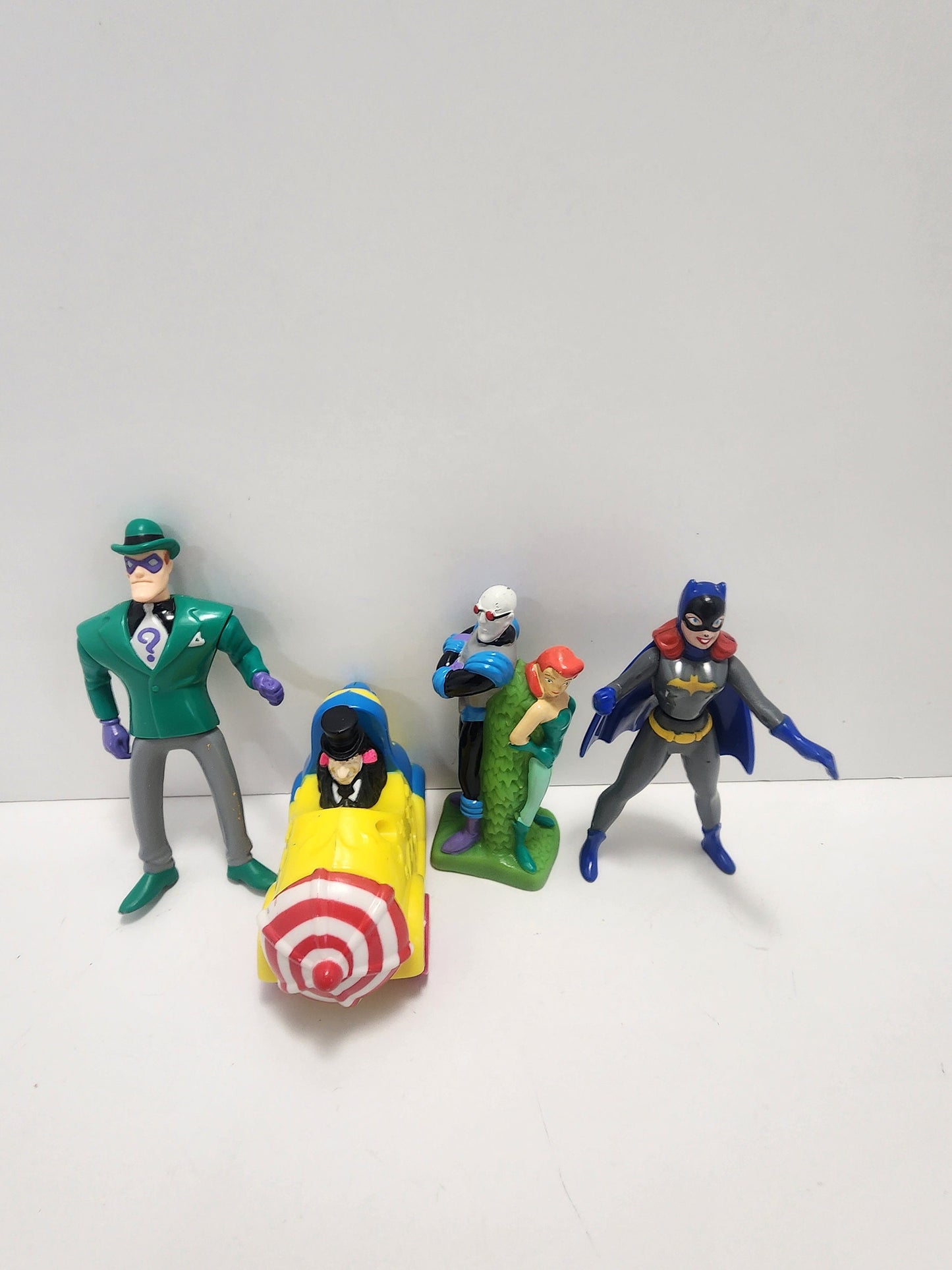 Batman 1980s n 1990s Action Figures Lot of 4 - Batman Toys - Vintage Batman - Mr Freeze - Catwomen - Joker - DC Toys