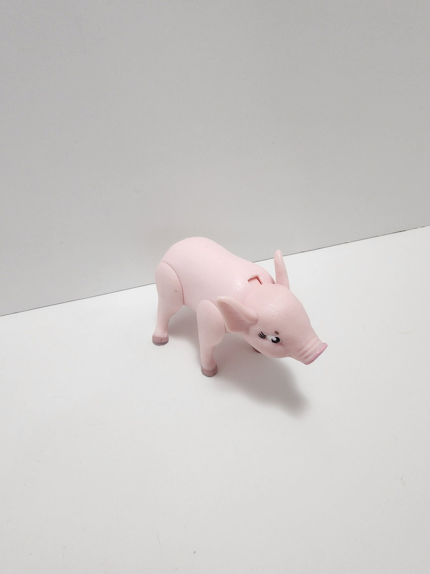 Pig Vintage Movable Action Figure - Babe - Pig - Pig Figure - Animal Figure - Action Figure