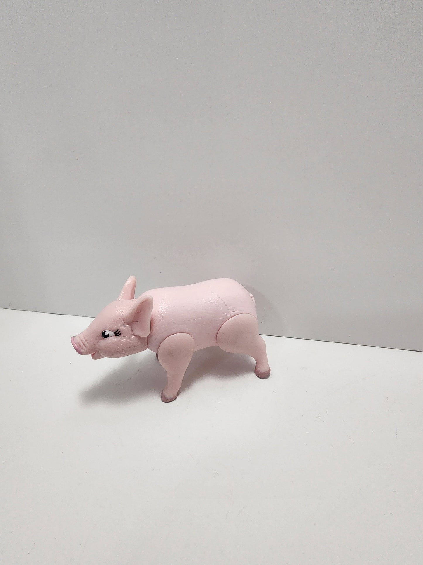 Pig Vintage Movable Action Figure - Babe - Pig - Pig Figure - Animal Figure - Action Figure
