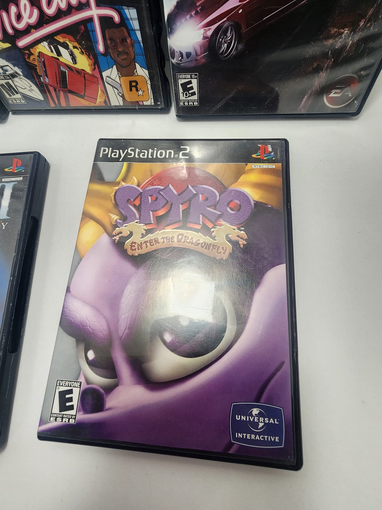 Sony PlayStation 2 Games - Spyro - Racing Games - Grand Theft Auto - Vintage Games