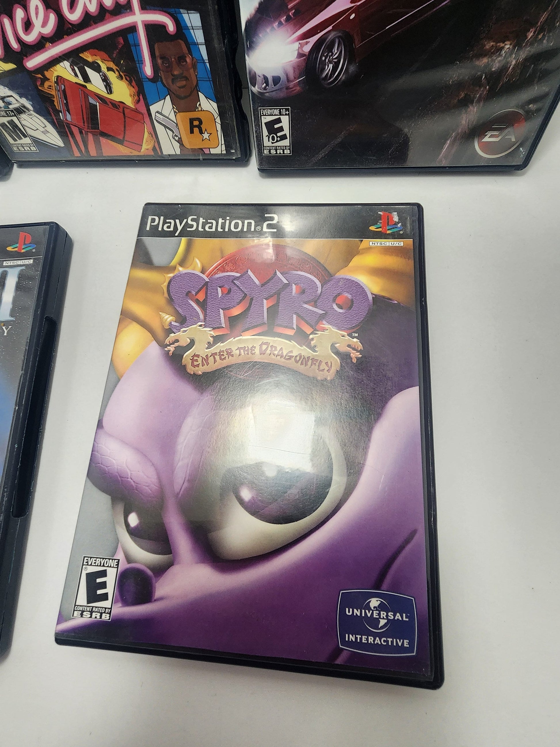 Sony PlayStation 2 Games - Spyro - Racing Games - Grand Theft Auto - Vintage Games