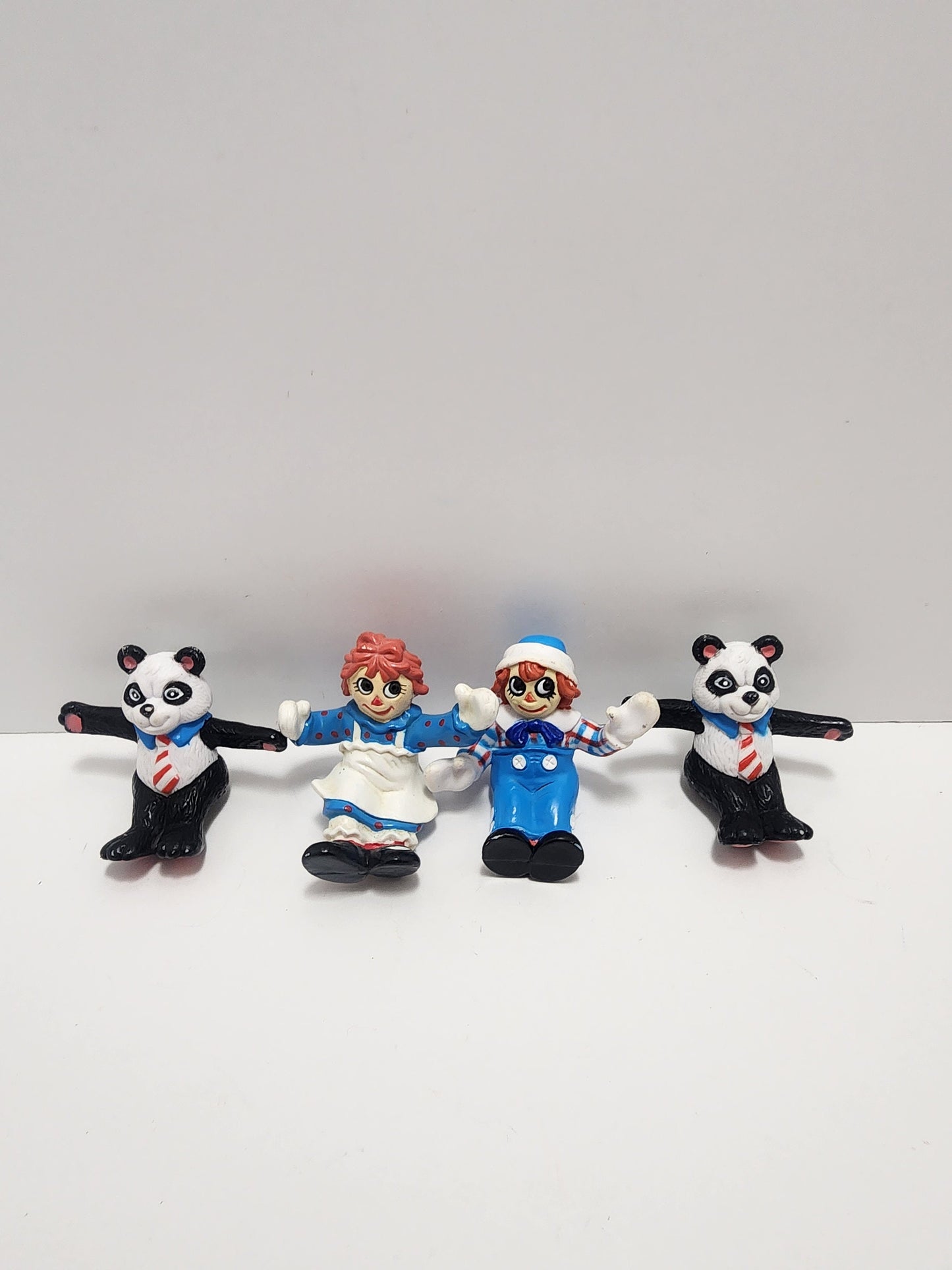 Raggedy Anne and Andy Vintage 1980s Figures - Raggedy Ann - Ann and Andy - Vintage Toys