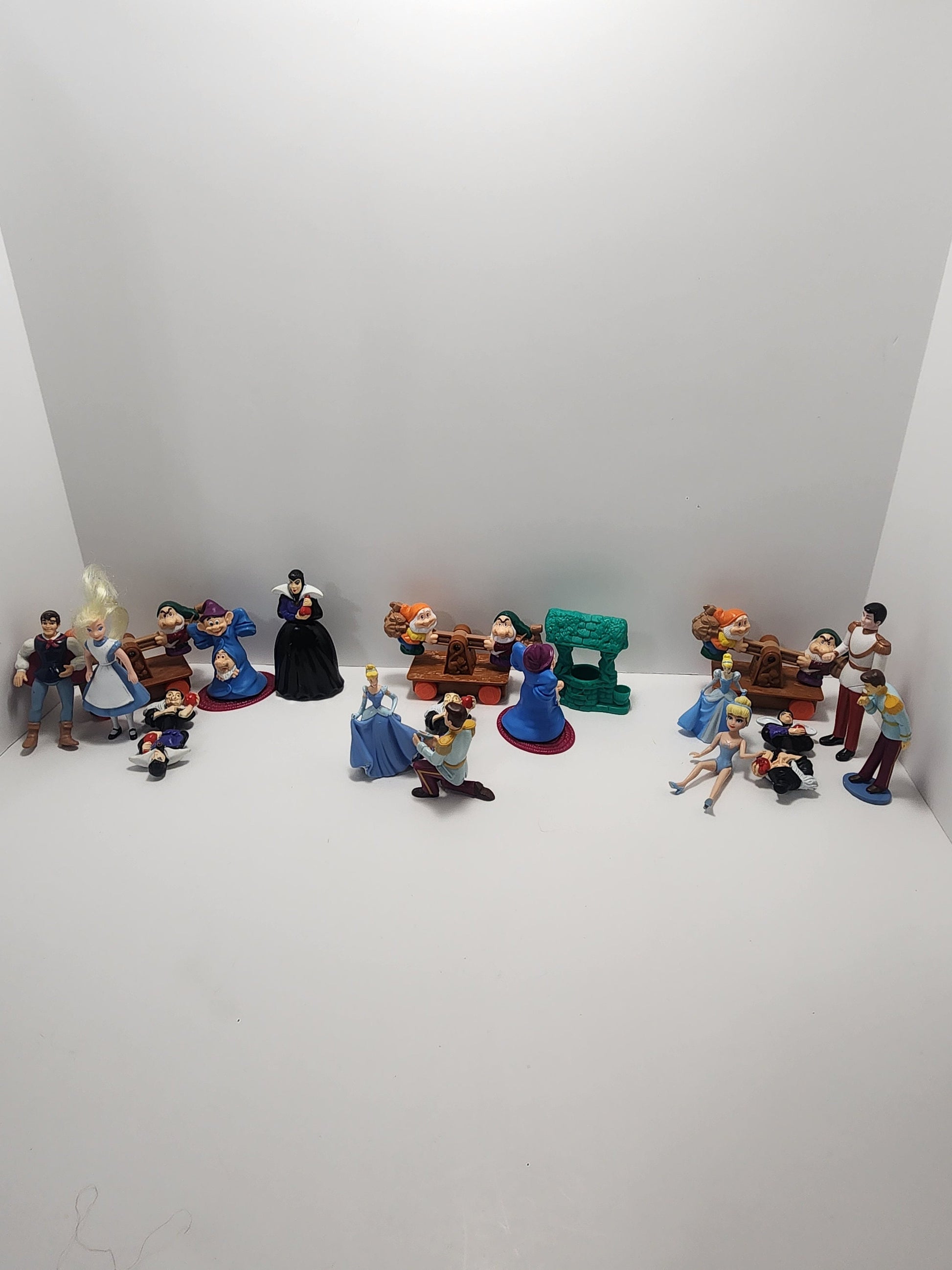 Cinderella and Snow White Toy Figures Lots - Snow White - Snow White Toys - Prince Charming - Cinderella - Cinderella Toys