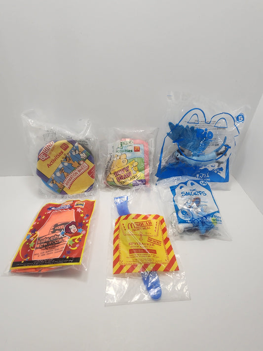 Mcdonalds Happy Meal Toys - Burger King Kids Club - Kids Meals - Nickelodeon Toys - Spytracker - Vintage Toys