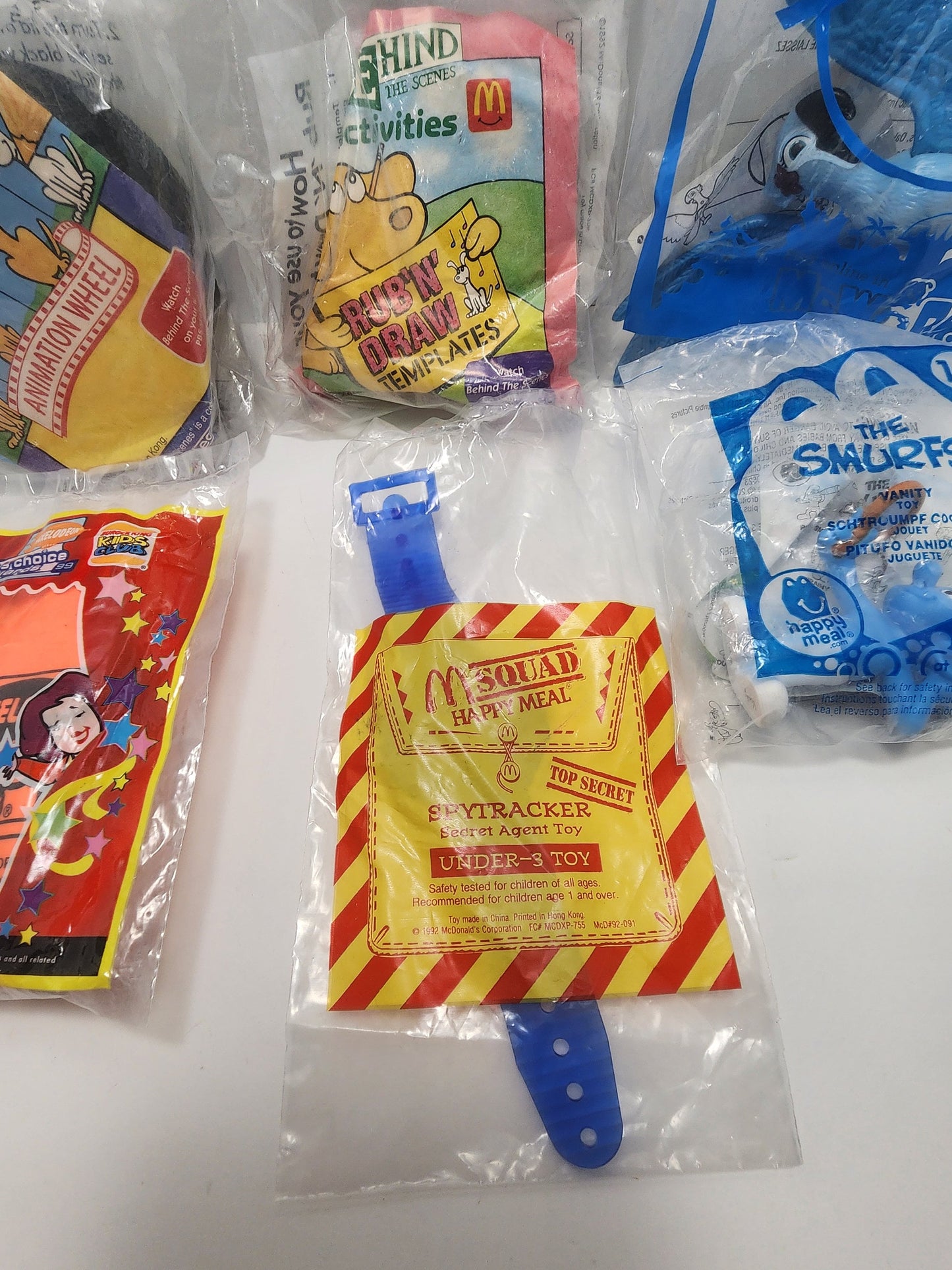 Mcdonalds Happy Meal Toys - Burger King Kids Club - Kids Meals - Nickelodeon Toys - Spytracker - Vintage Toys
