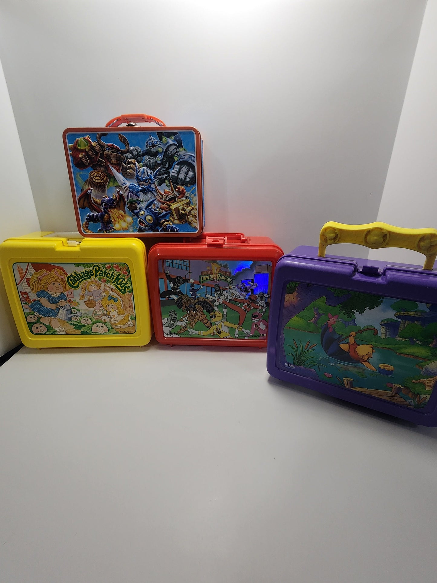 Character Lunchboxes - Lunchbox - Vintage Lunchbox - Aladin Lunchbox - Cabbage Patch - Power Rangers - Winnie The Pooh - Lisa Frank
