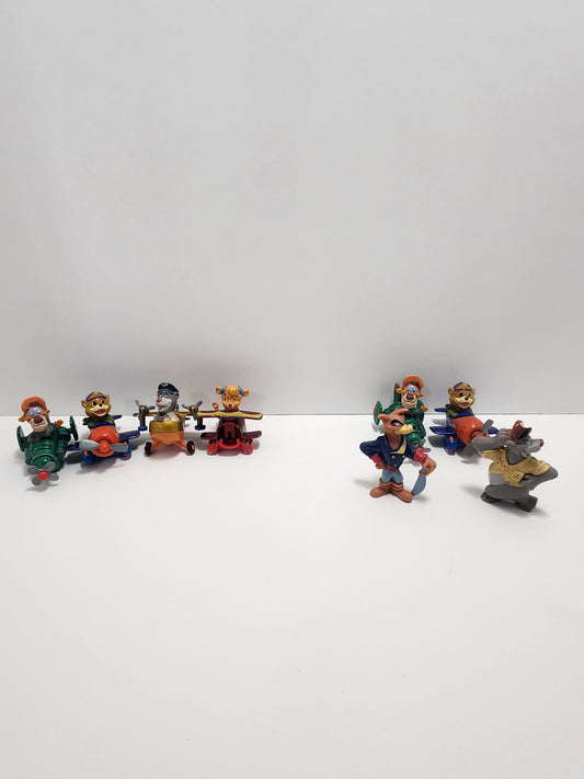 Disney Talespin Toys - Kellogg Cereal - Baloo - Don Karnage - Talespin