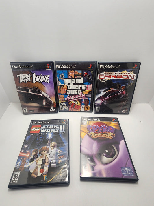 Sony PlayStation 2 Games - Spyro - Racing Games - Grand Theft Auto - Vintage Games