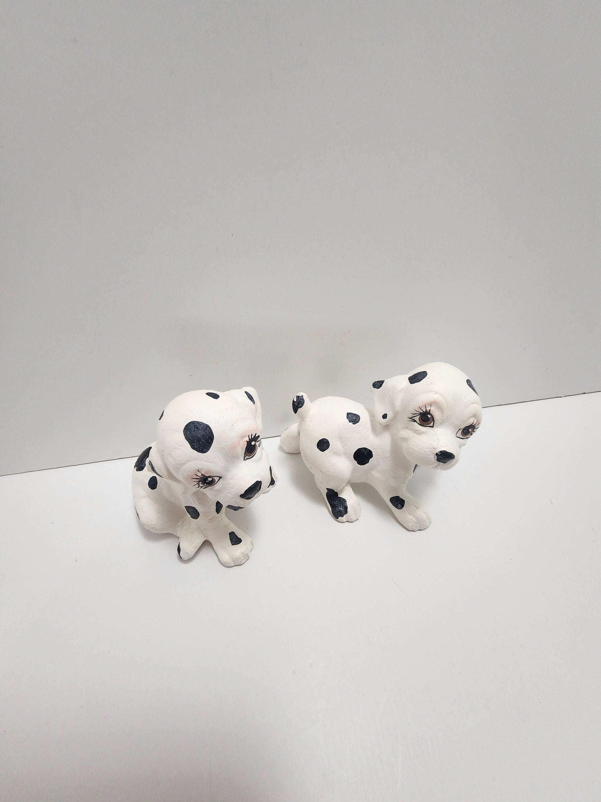 Dalmatian Figures Set Of 2 - Animals - Dalmatians - Dogs - Pet Figures - Couples