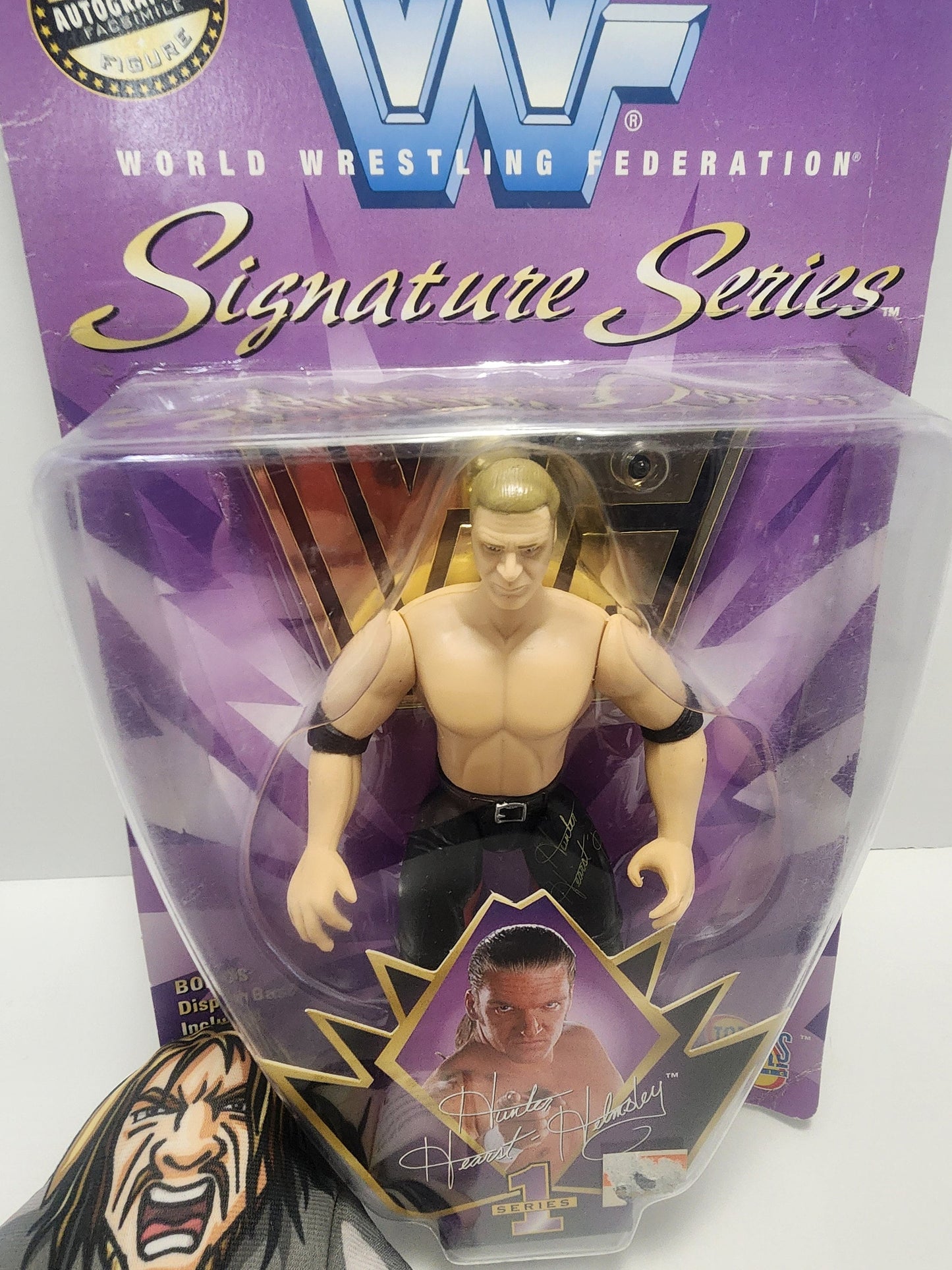 Wwf Hhh Action Figure And Plushie - Wwf - WWE- Hhh - Hunter Hearst Helmsley - Action Figures - Wrestling