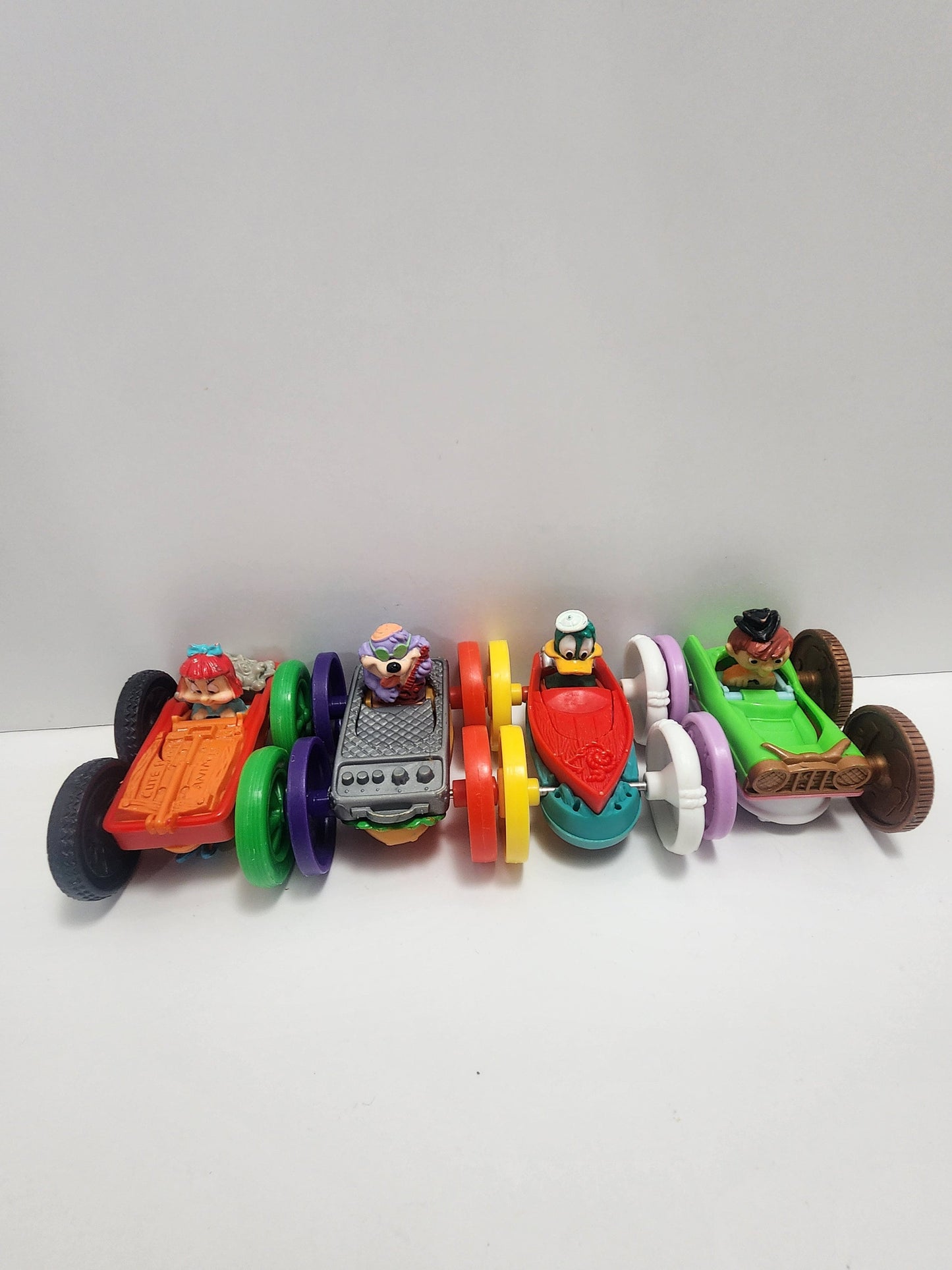 Tiny Toons 1990s Lot of 4 Race Cars - Tiny Toons - Looney Tunes - Vintage Toys