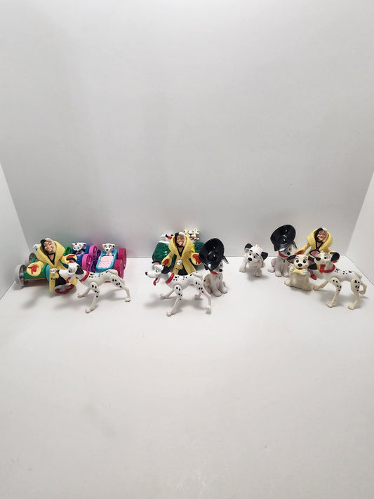 101 Dalmations Disney Toys - Cruella De Vill - Dalmations - Disney Toys - Dogs - 101 Dalmations