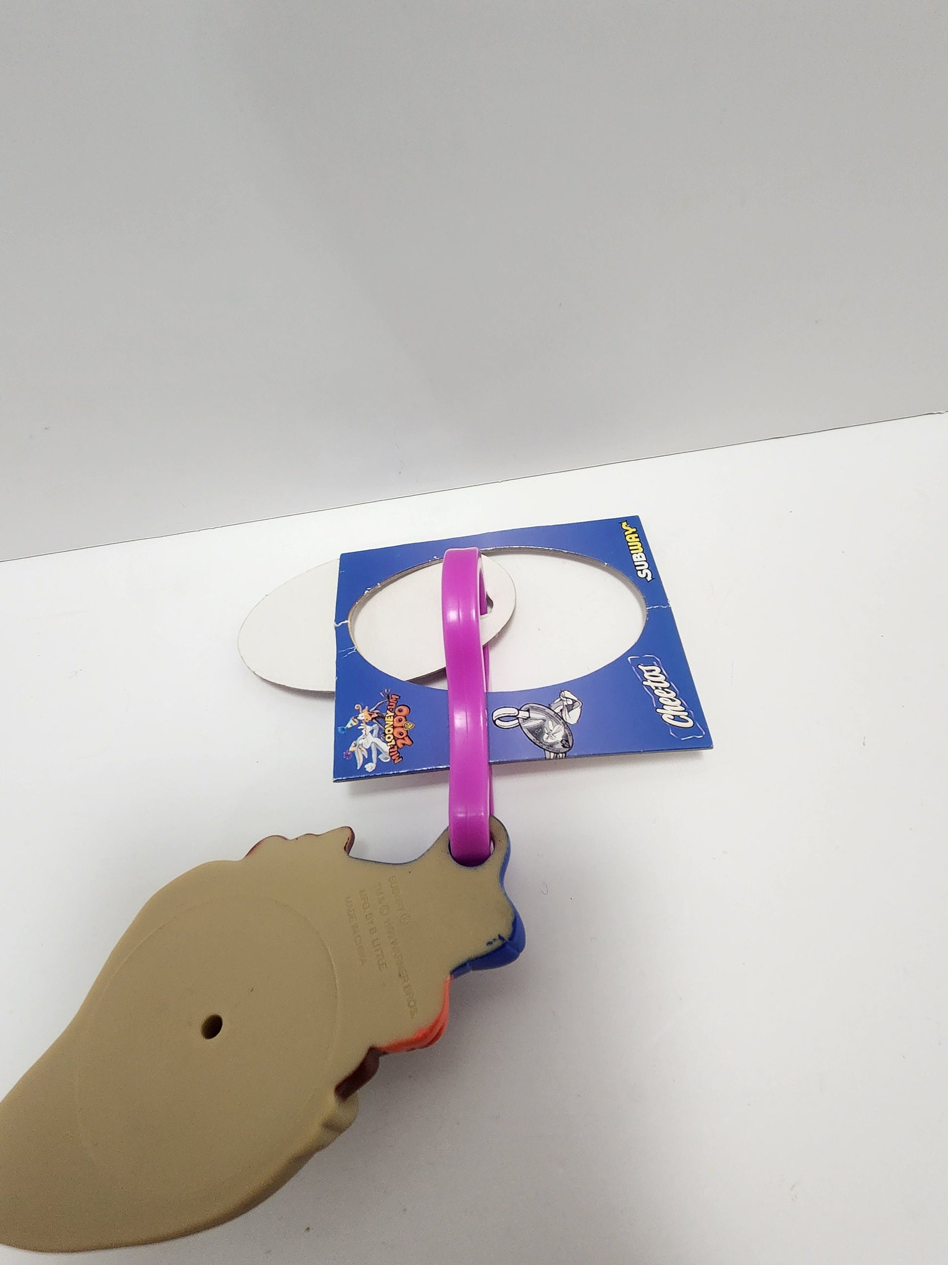 Tazmanian Devil Subway 1990s Collectable Keychain - Warner Brothers - Subway Toys - Tazmanian Devil - Looney Tunes