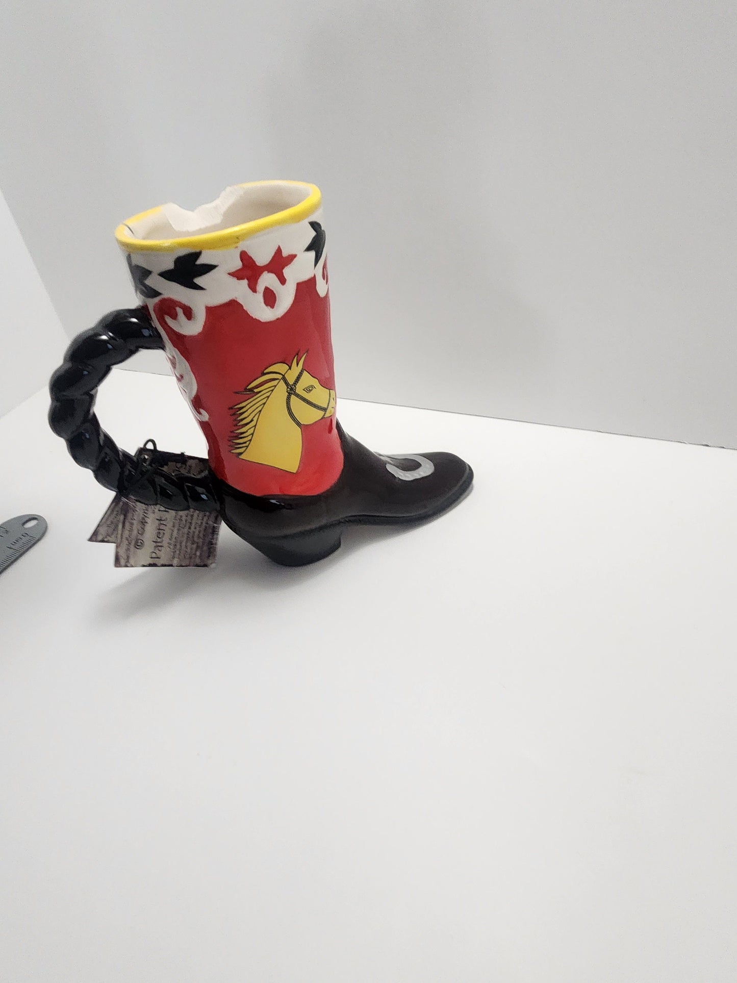 Ceramic Rare Vintage Western Cowboys Boot Mug - Cowboys - Cowboy Boot - Mugs - Ceramic Mug - Gift Mugs