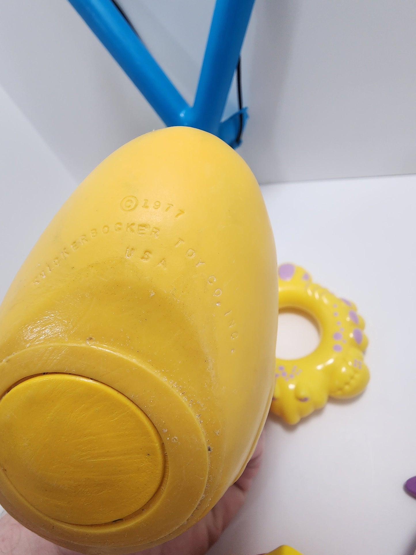 Bath Toys - 1977 Duck Knicker Bocker Figure - Russ - Russ Bath Toys - Animals - Rubber Duck