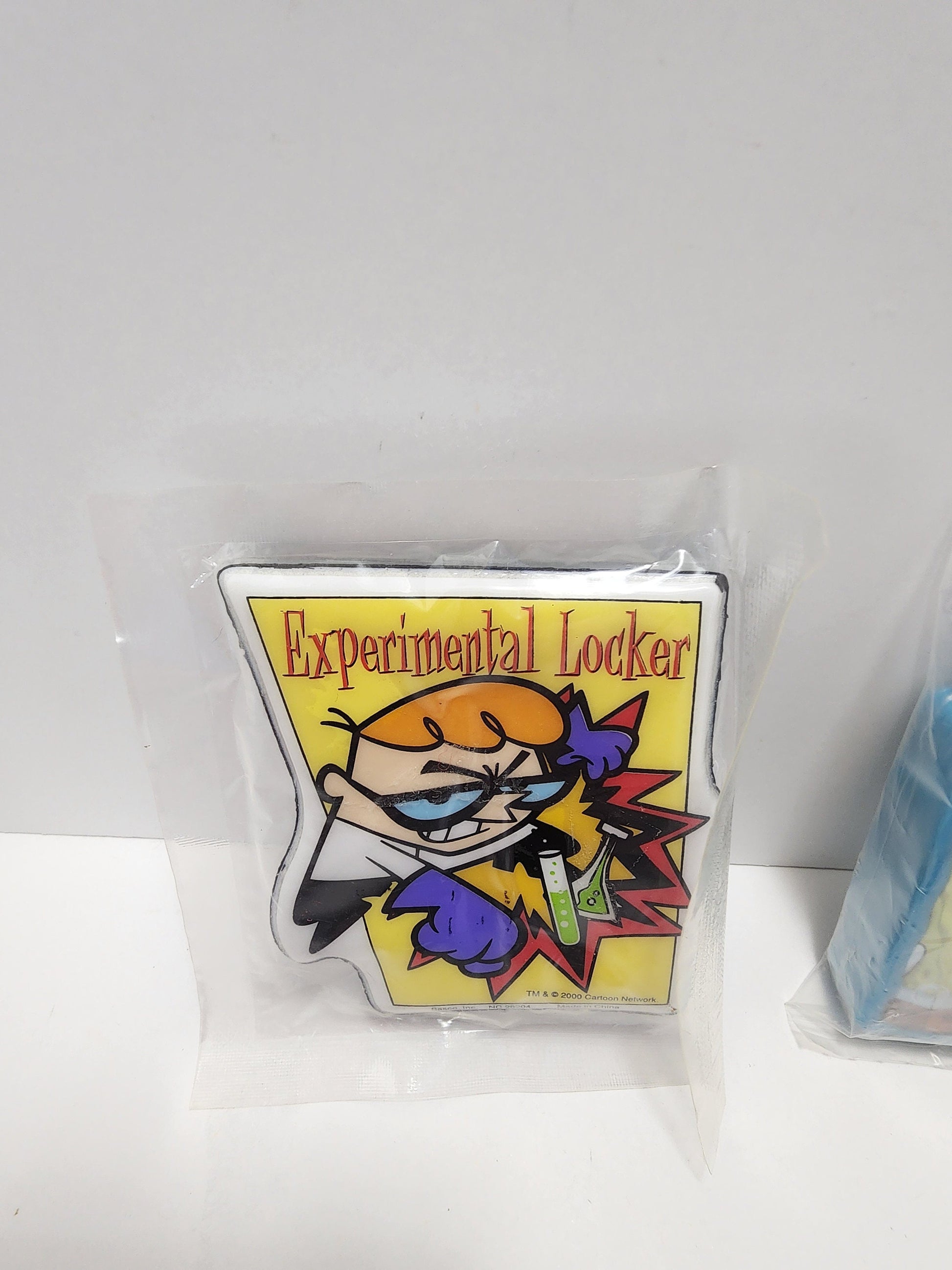 2000s Cartoon Network Dexter's Labratory Magnet - General Mills Toys - Nickelodeon - Spongebob SquarePants - Bath Toys - Cartoon Network