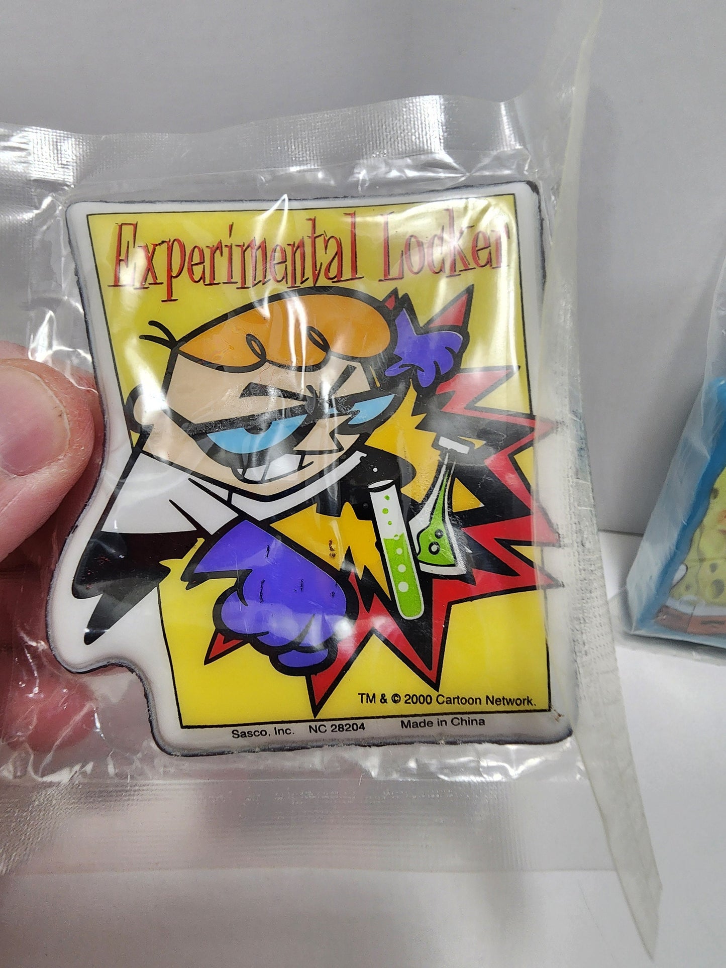 2000s Cartoon Network Dexter's Labratory Magnet - General Mills Toys - Nickelodeon - Spongebob SquarePants - Bath Toys - Cartoon Network