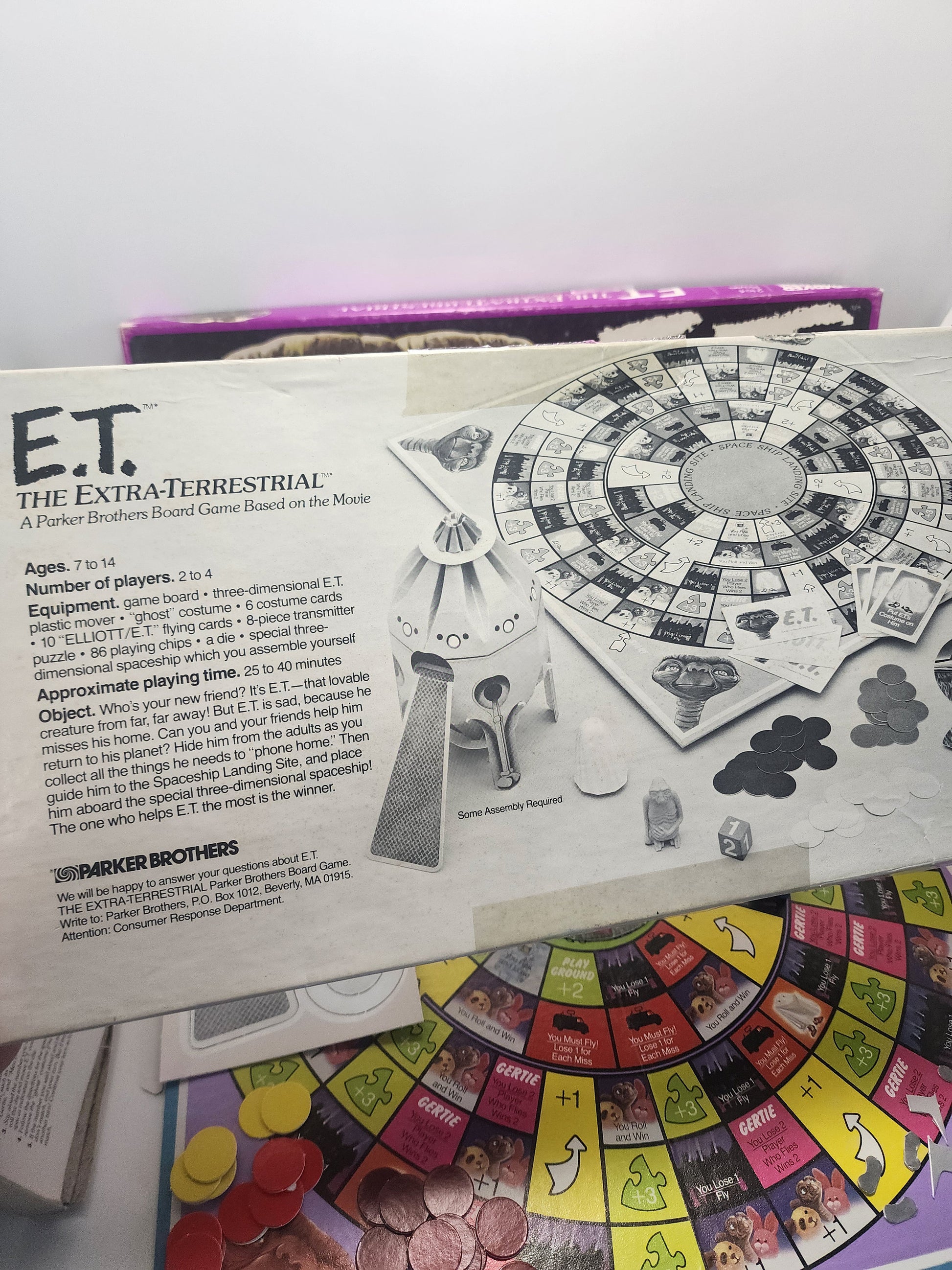 ET 1982 Parker Brothers Board Game - Extra Terrestrial - ET - Board Games - Parker Brothers - Vintage Games