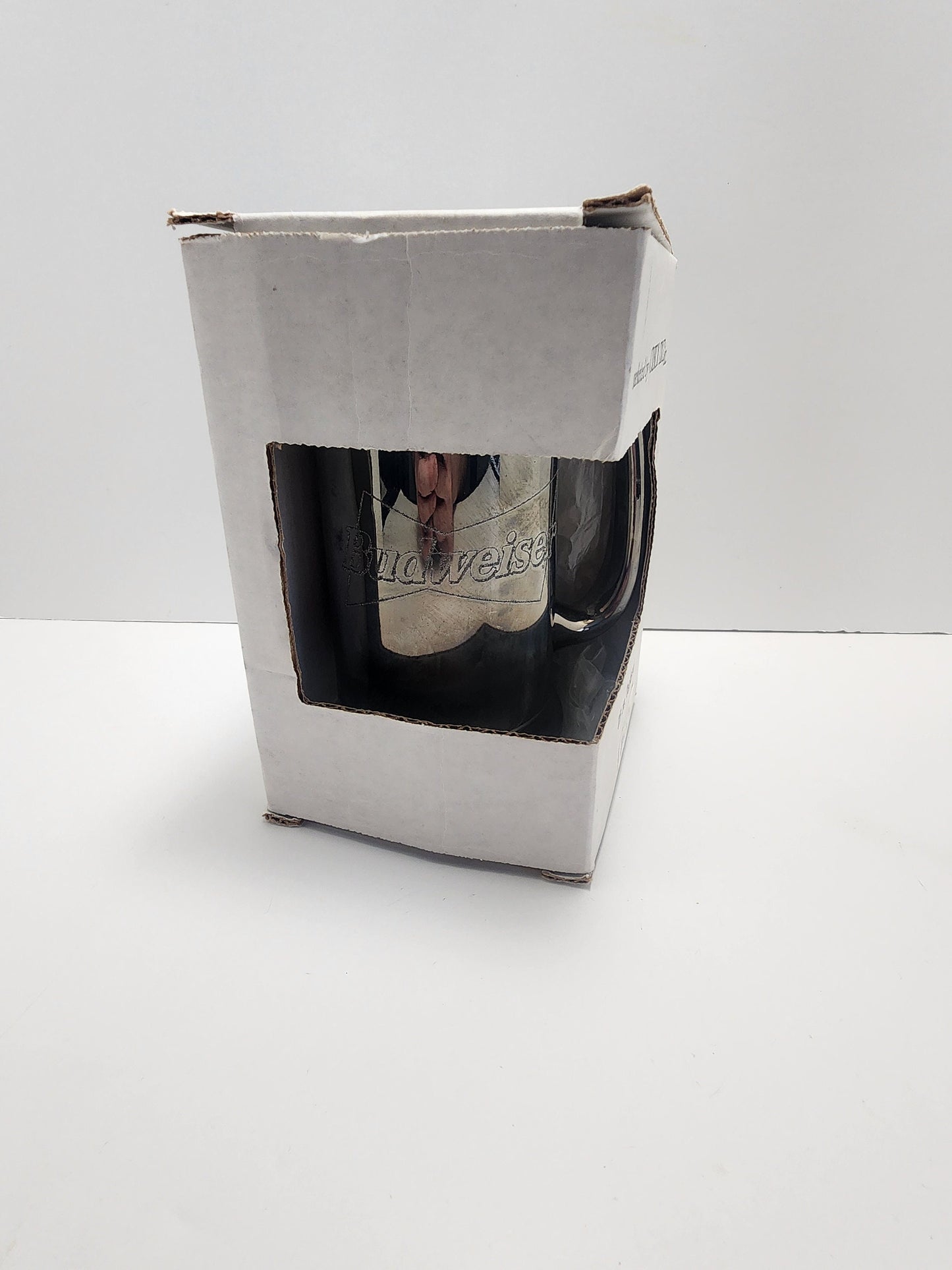 Anheuser Busch Budweiser Tankard Silver Mug In Box - Budweiser - Beer - Mugs - Tankard Mug - Vintage Budweiser