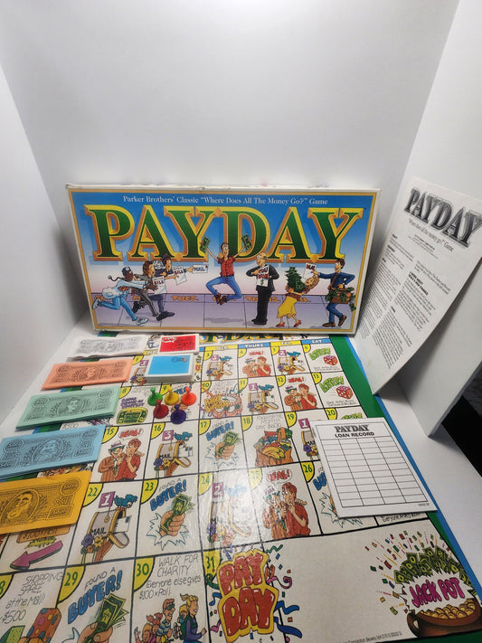 Payday Vintage 1994 Parker Brothers Board Game - Payday - Pay Day - Parker Brothers - Board Games - Family Game Night